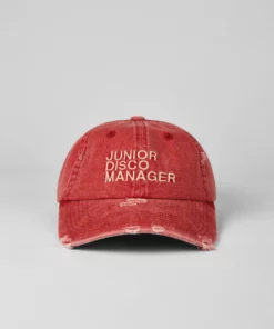 Pica Pica Disco Manager Cap Washed Red