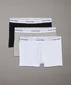 Calvin Klein 3 Pack Trunks – Modern Cotton Black/Grey/White