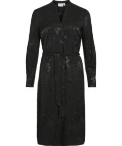 Vila Sassan Midi Dress Black