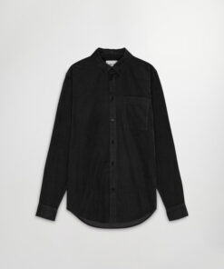 NN.07 Arne Baby cord Shirt Black