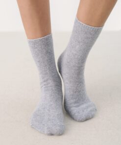 Part Two Teona Socks Grey Melange