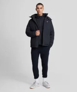 Lyle & Scott Padded Puffer Jacket Dark Navy