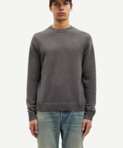 Samsøe Samsøe Sylli Crew Neck Volcanic Ash