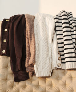 Women's knitted vests and cardigans